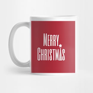 Merry Christmas typography Mug